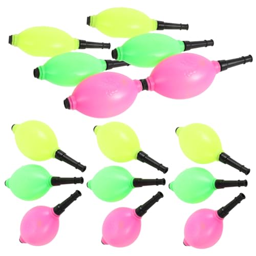 Sosoport 15 Stück Teiliges Handluftpumpe für Luftballons und Staubgebläse Tragbarer Mini Ballonpumpen Einfach zu Bedienen für Partydeko und Staubentfernung Zufällige Farbe Zufällige Farbe von Sosoport