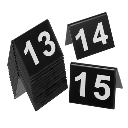 Sosoport 15 Stück Teiliges Tischnummern aus für Restaurant Party Doppelseitige Stabile Tischnummern für Hochzeiten Detektiv Events Leicht Ablesbar Robust und Langlebig Sosoport 15 Stück Teiliges Tischnummern aus für Restaurant Party Doppelseitige Stabile Tischnummern für Hochzeiten Detektiv Events Leicht Ablesbar Robust und Langlebig von Sosoport