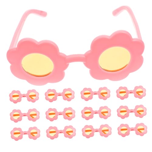 Sosoport 16 Stück Minipuppenbrille Puppen Kostüm Brille Puppenbrillen Gläser Winzig Erwachsene Klein Miniatur Mädchen Puppe Brille Brillenrequisiten Zum Anziehen Plastik von Sosoport