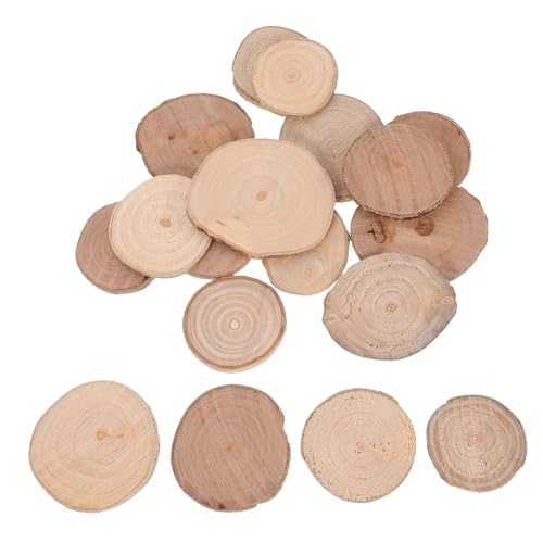 Sosoport 18 Stück Baumstammdekoration Kleine Holzrunden Hochzeitsmittelstücke Für Tische Holzhandwerkskreise Holzverzierung Baumfigur Baumrinde Holzscheiben Khaki Hölzern Sosoport 18 Stück Baumstammdekoration Kleine Holzrunden Hochzeitsmittelstücke Für Tische Holzhandwerkskreise Holzverzierung Baumfigur Baumrinde Holzscheiben Khaki Hölzern von Sosoport