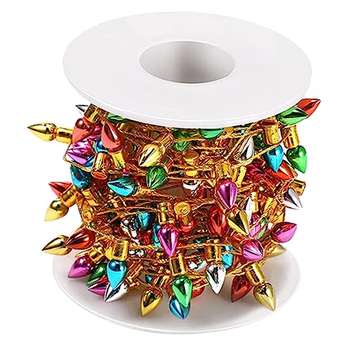 Sosoport 1Rolle DIY Perlenzubehör für Weihnachten Kreative Lampenperlen für Festliche Dekoration Langlebig und Einfach zu Verwenden für Garten Terrasse und Veranda Sosoport 1Rolle DIY Perlenzubehör für Weihnachten Kreative Lampenperlen für Festliche Dekoration Langlebig und Einfach zu Verwenden für Garten Terrasse und Veranda von Sosoport