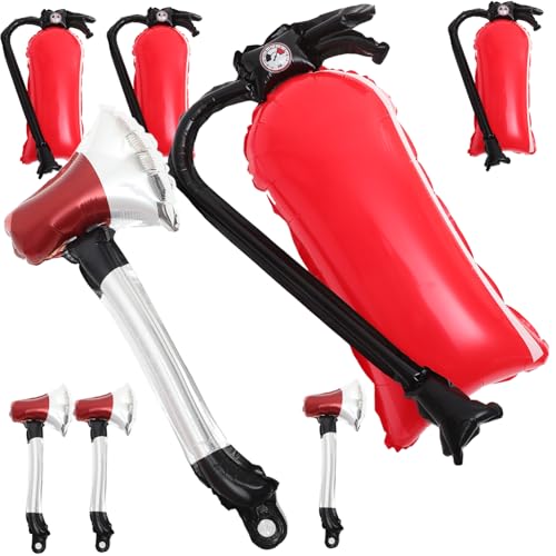 Sosoport 1Satz Aufblasbare Feuerwehr Luftballons Feuerlöscher und Ballons für Feuerwehrmann Geburtstagsfeier Kreative Deko für Feuerwehrpartys und Besondere Anlässe Langlebig Sosoport 1Satz Aufblasbare Feuerwehr Luftballons Feuerlöscher und Ballons für Feuerwehrmann Geburtstagsfeier Kreative Deko für Feuerwehrpartys und Besondere Anlässe Langlebig von Sosoport