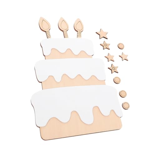 Sosoport 1Satz Holz Kuchendekoration für Geburtstagsfeiern Wand Hintergrund Dekorationsschilder für Shower und Kindergeburtstage Rustikale Holzelemente für Bezaubernde Sosoport 1Satz Holz Kuchendekoration für Geburtstagsfeiern Wand Hintergrund Dekorationsschilder für Shower und Kindergeburtstage Rustikale Holzelemente für Bezaubernde von Sosoport