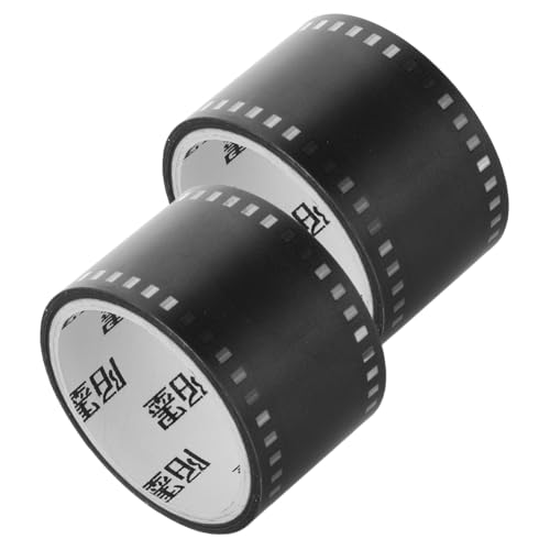 Sosoport 2 Rollen Vintage Filmstreifen Klebeband für Scrapbooking und Diy Projekte Dekorative Klebebänder für Fotoalben Notizbücher und Bastelarbeiten Einfach Abziehbar und Vielseitig von Sosoport
