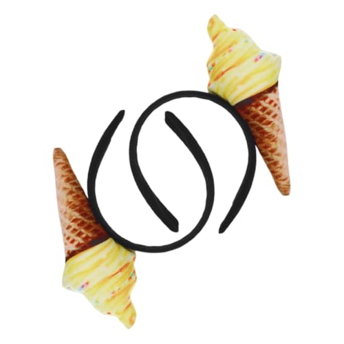 Sosoport 2 STÜCK Eiscreme stirnband Lustiges Food themed Haarreif Party Haarschmuck Süßes Vielseitiges Kopfband für Make up Waschen und Styling bei Frauen und Erwachsenen Sosoport 2 STÜCK Eiscreme stirnband Lustiges Food themed Haarreif Party Haarschmuck Süßes Vielseitiges Kopfband für Make up Waschen und Styling bei Frauen und Erwachsenen von Sosoport