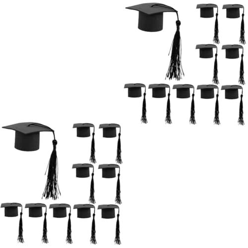 Sosoport 2 Sätze Abschlusstortenverzierungen Massenabschluss Schule Quaste Kappe Glückwunsch Graduierung Blumenpflücker Kucheneinsatz Für Abschlusssaison Vlies Schwarz 10 Stück * 2 Sosoport 2 Sätze Abschlusstortenverzierungen Massenabschluss Schule Quaste Kappe Glückwunsch Graduierung Blumenpflücker Kucheneinsatz Für Abschlusssaison Vlies Schwarz 10 Stück * 2 von Sosoport
