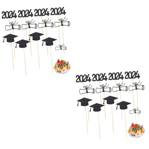 Sosoport 2 Sätze Bachelor -hutkuchendekoration Wählt Papier Kuchendekorationsbedarf Partydekorationen Kucheneinsätze Gunst Der Abschlussfeier Abschlusskuchendekor Grad Partyzubehör Holz Sosoport 2 Sätze Bachelor -hutkuchendekoration Wählt Papier Kuchendekorationsbedarf Partydekorationen Kucheneinsätze Gunst Der Abschlussfeier Abschlusskuchendekor Grad Partyzubehör Holz von Sosoport