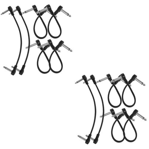Sosoport 2 Sätze Gitarrenkabel Effektkabel Für Musikinstrumente Leicht Tragbar Und Langlebig Für Musiker Unterwegs 6 Stück * 2 Sosoport 2 Sätze Gitarrenkabel Effektkabel Für Musikinstrumente Leicht Tragbar Und Langlebig Für Musiker Unterwegs 6 Stück * 2 von Sosoport