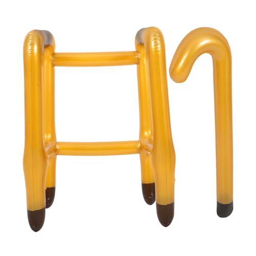 Sosoport 2 Stück Aufblasbare Gehhilfe Kreativer Gehstock für Karneval und Partys Goldene Aufblasbare Gehhilfen mit Perfektem Dichtungsdesign für Bühnenaufführungen und Geburtstagsfeiern Sosoport 2 Stück Aufblasbare Gehhilfe Kreativer Gehstock für Karneval und Partys Goldene Aufblasbare Gehhilfen mit Perfektem Dichtungsdesign für Bühnenaufführungen und Geburtstagsfeiern von Sosoport