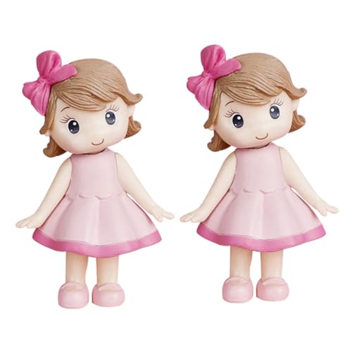 Sosoport 2 Stück Cake Topper mit Schleife Süße Figuren für Kuchen Dekoration Geburtstagsfeier Torten Deko Miniaturpuppen für Prinzessinnen Feiern Sosoport 2 Stück Cake Topper mit Schleife Süße Figuren für Kuchen Dekoration Geburtstagsfeier Torten Deko Miniaturpuppen für Prinzessinnen Feiern von Sosoport