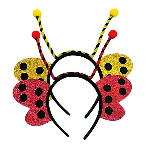 Sosoport 2 Stück Cartoon Insekten Stirnband Biene Schmetterling Haarband für Cosplay Partys und Festlichkeiten für Damen und Langlebig und Bequem Sosoport 2 Stück Cartoon Insekten Stirnband Biene Schmetterling Haarband für Cosplay Partys und Festlichkeiten für Damen und Langlebig und Bequem von Sosoport