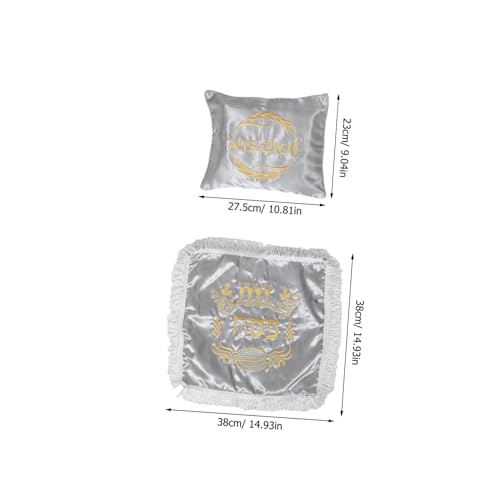 Sosoport 2 Stück Festliche Hanukkah Satinbeutel Set Bestickt Vienna Serie Vielseitige Party Keksverpackungen Stilvolle Aufbewahrung für Jüdische Feierlichkeiten und Chanukka Geschenke von Sosoport