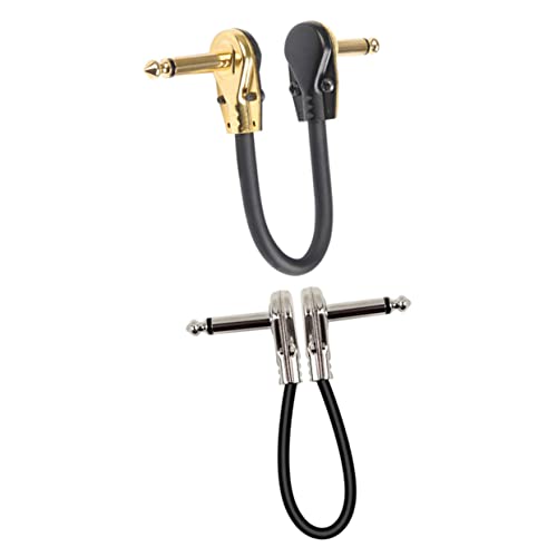 Sosoport 2 Stück Gitarren Flachpatchkabel für Effektpedale Niedrige Geräuschentwicklung Hohe Signalübertragung für Straßenaufführungen Sosoport 2 Stück Gitarren Flachpatchkabel für Effektpedale Niedrige Geräuschentwicklung Hohe Signalübertragung für Straßenaufführungen von Sosoport
