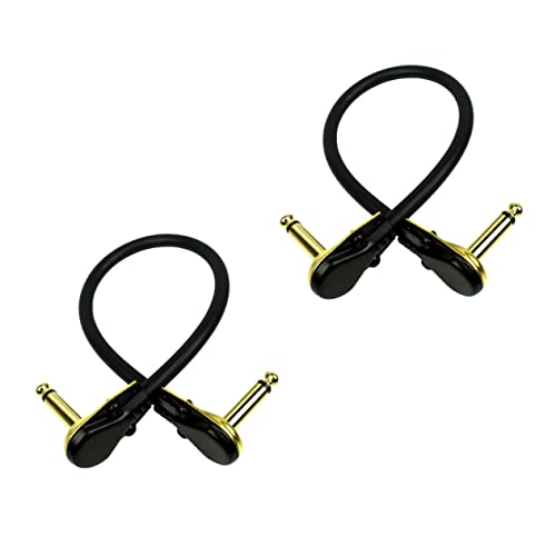 Sosoport 2 Stück Guitar Effect Cable Kabel für Gitarreneffektpedale Hochwertige Signalübertragung Kompatibel mit Gitarre Bass und Audioanlagen Sosoport 2 Stück Guitar Effect Cable Kabel für Gitarreneffektpedale Hochwertige Signalübertragung Kompatibel mit Gitarre Bass und Audioanlagen von Sosoport