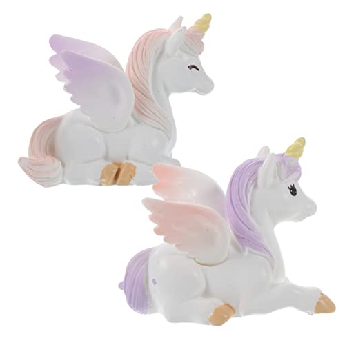 Sosoport 2 Stück Kleiner Einhorn Figuren Einhorn Cupcake Topper Harz Miniatur Dekoration für Garten Kinderzimmer Feiern Sosoport 2 Stück Kleiner Einhorn Figuren Einhorn Cupcake Topper Harz Miniatur Dekoration für Garten Kinderzimmer Feiern von Sosoport