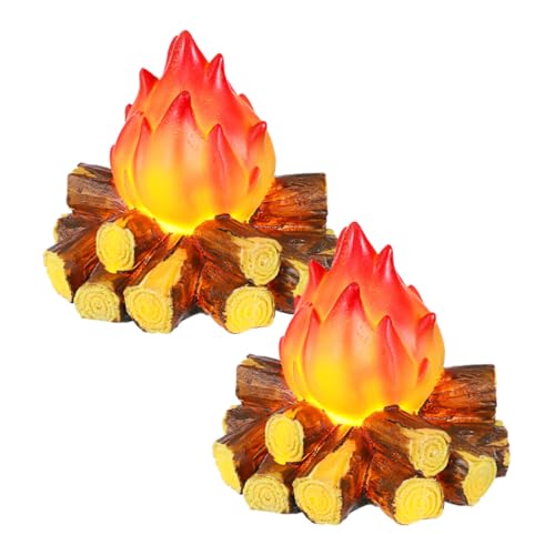 Sosoport 2 Stück LED Flammensimulation Lampe mit Realistischem Flammeneffekt Wetterfeste Künstliche Feuerstelle Dekoration Batteriebetriebene Outdoor Laterne für Weihnachten Camping und Sosoport 2 Stück LED Flammensimulation Lampe mit Realistischem Flammeneffekt Wetterfeste Künstliche Feuerstelle Dekoration Batteriebetriebene Outdoor Laterne für Weihnachten Camping und von Sosoport