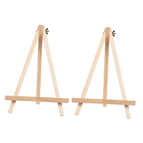 Sosoport 2 Stück Mini Staffelei aus Massivem Holz Teiliges Stabiler Dreibein Ständer für Zeichnungen und Kleine Tafeln Vielseitig für Künstler Schüler und Dekoration bei Feiern Geeignet Sosoport 2 Stück Mini Staffelei aus Massivem Holz Teiliges Stabiler Dreibein Ständer für Zeichnungen und Kleine Tafeln Vielseitig für Künstler Schüler und Dekoration bei Feiern Geeignet von Sosoport