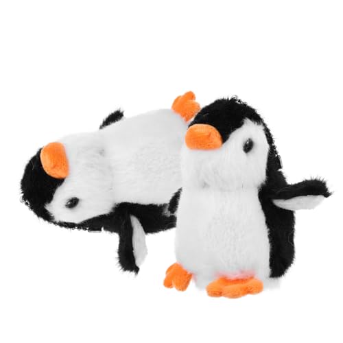 Sosoport 2 Stück Pinguin-puppe-anhänger Ausgestopft Gefüllte Puppe Schlüsselanhänger Tiere Dekorationsbeutelanhänger Auto Schlüsselanhänger Schlüsselschmuck Schlüsselkette Plüsch Black von Sosoport