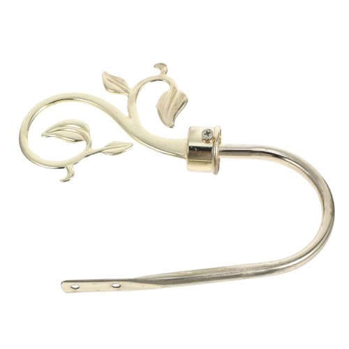 Sosoport 2 Stück Raffhalter Für Vorhänge Goldfarbene Raffhalter Für Vorhänge Für Das Homeoffice – Wandmontierte Metallhaken Für Vorhänge Handtücher Kleidung von Sosoport