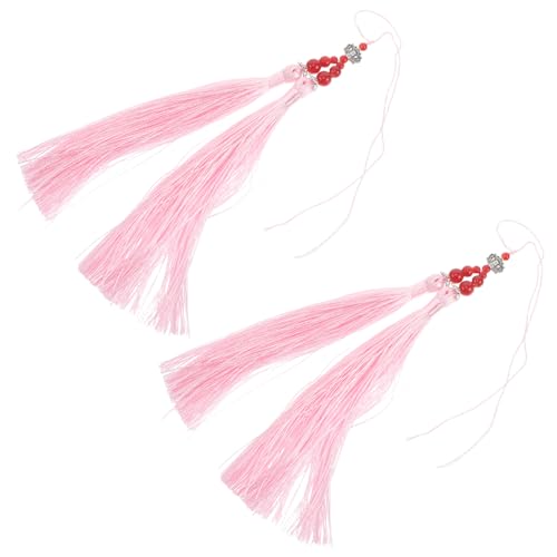 Sosoport 2 Stück Tai-chi-schwertspitze Schlüsselanhänger Chinesischer Quastenanhänger Rote Quasten Zum Basteln Tischset Mit Quastendekor Polyester Rosa Sosoport 2 Stück Tai-chi-schwertspitze Schlüsselanhänger Chinesischer Quastenanhänger Rote Quasten Zum Basteln Tischset Mit Quastendekor Polyester Rosa von Sosoport