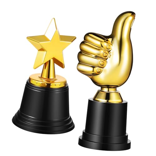 Sosoport 2 Stück Hoch Stern Trophäen Plastiktrophäen für Kinder Dekorative Preistrophäen für Partys Wettbewerbe Stabiler Sockel Glänzende Auszeichnung für Sport Spiele Sosoport 2 Stück Hoch Stern Trophäen Plastiktrophäen für Kinder Dekorative Preistrophäen für Partys Wettbewerbe Stabiler Sockel Glänzende Auszeichnung für Sport Spiele von Sosoport