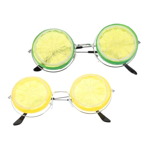 Sosoport 2 Stück Zitronenform Partybrille für Erwachsene Lustige Hawaii Sonnenbrille Auffällige Sommerbrille für Strand und Themenpartys Originelle Foto Requisiten Gelb und Grün Sosoport 2 Stück Zitronenform Partybrille für Erwachsene Lustige Hawaii Sonnenbrille Auffällige Sommerbrille für Strand und Themenpartys Originelle Foto Requisiten Gelb und Grün von Sosoport