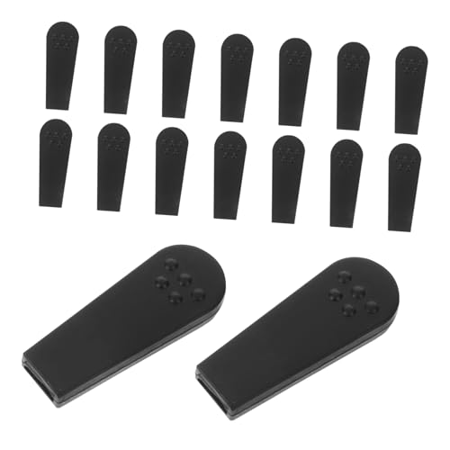Sosoport 20 Stück Krallenclip-gummiabdeckung Teile Für Ärmel Klauenmaschinengriffe Klein Party Aus Verkaufsautomaten Pfote Klauenmaschinengreifer Spielautomat Black Plastik von Sosoport