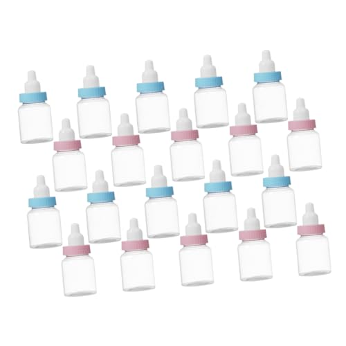 Sosoport 20 Stück Mini Plastik Babyflasche Süßigkeiten Boxen Transparente Candy Favor Container für Babyparty Jungen und Geburtstagsfeier Dekoration Sosoport 20 Stück Mini Plastik Babyflasche Süßigkeiten Boxen Transparente Candy Favor Container für Babyparty Jungen und Geburtstagsfeier Dekoration von Sosoport