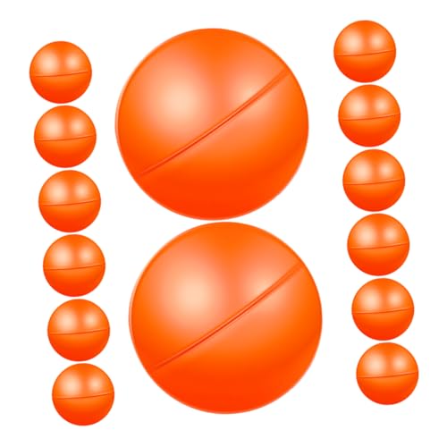 Sosoport 20 Stück Orangefarbene Hohlkugeln Befüllbare Loskugeln für Gruppenaufteilung und Preisvergabe Geeignet für Partyspiele Tombolas und Familienabende Sosoport 20 Stück Orangefarbene Hohlkugeln Befüllbare Loskugeln für Gruppenaufteilung und Preisvergabe Geeignet für Partyspiele Tombolas und Familienabende von Sosoport