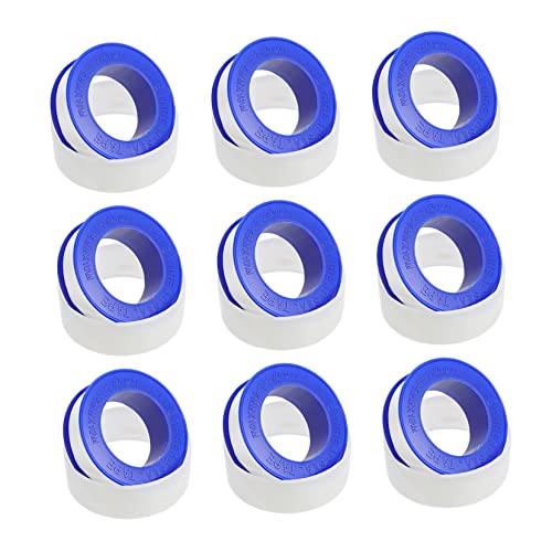 Sosoport 20 Stück Ptfe Dichtungsband Hochtemperatur Klebeband für Rohrverbindungen Wasserdichtes Dichtband für Sanitärinstallationen für Gas und Wasserrohre Sosoport 20 Stück Ptfe Dichtungsband Hochtemperatur Klebeband für Rohrverbindungen Wasserdichtes Dichtband für Sanitärinstallationen für Gas und Wasserrohre von Sosoport