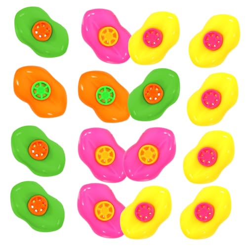 Sosoport 20 Stück pfeifen geschirrset Set lustige Neuheit Lippenpfeife outdoor für Partykrachmacher Green von Sosoport