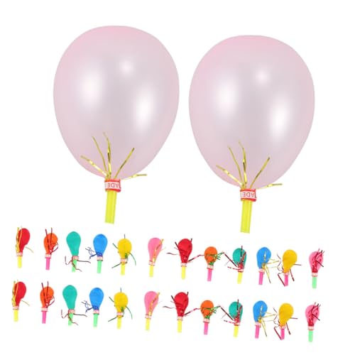 Sosoport 200 Stück Pfeifenballon Partyballons Geburtstag Luftballons Zahlenballons Luftballons Für Luftballons Für Geburtstagsfeier Verlobungsballons Kinderballon Folienballons Gummi von Sosoport