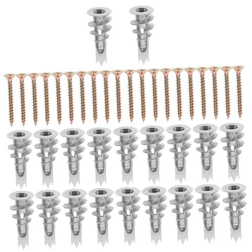 Sosoport 20Sätze Wandanker und Schrauben Trockenbau Set für Sichere Befestigungen Badezimmer und Küche für Rigipswände Schrauben Sosoport 20Sätze Wandanker und Schrauben Trockenbau Set für Sichere Befestigungen Badezimmer und Küche für Rigipswände Schrauben von Sosoport