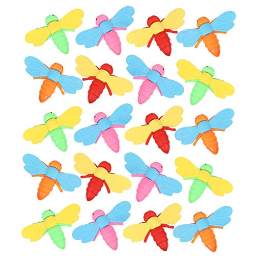 Sosoport 20Stücke Teiliges Set Kreativer Radiergummis für Insekten Cartoon Schreibwaren für Schule Klassenzimmer Preise und Lustiges für Kleine von Sosoport