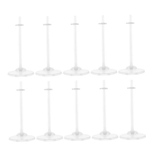 Sosoport 24 Stück Puppenständer Spielzeugpuppenständer Actionfigurenhalter Puppenständer von Sosoport