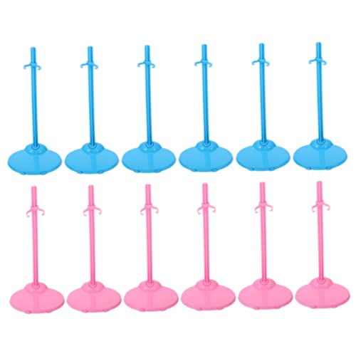 Sosoport 24 Stück Puppenständer Stabile Halter für Kleine Figuren für Ausstellen von Puppen und Je Perfektes Zubehör für Sammler von Sosoport