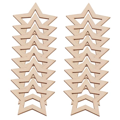 Sosoport 25 Stück Teiliges Hohle Holzsterne Naturfarben DIY Basteln Weihnachtsdeko Hochzeit Party Kreative Sternform Holzscheiben für Wandkunst und Festliche Dekoration Sosoport 25 Stück Teiliges Hohle Holzsterne Naturfarben DIY Basteln Weihnachtsdeko Hochzeit Party Kreative Sternform Holzscheiben für Wandkunst und Festliche Dekoration von Sosoport