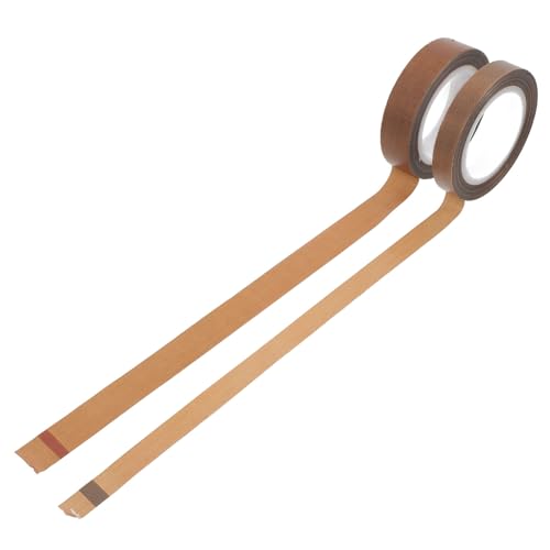 Sosoport 2Rollen Ptfe Klebeband für Vakuumiergeräte Hochtemperatur Isolierband Rolle Starke Klebekraft Langlebig Vielseitig Einsetzbar von Sosoport