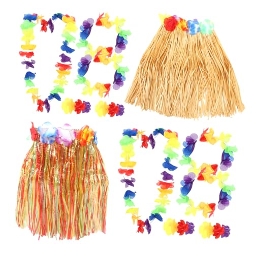 Sosoport 2Sätze Hawaii Girlanden mit Grasröcken und Blumenkranz Dekoration für Sommerpartys Strandfeiern und Luau Events Verarbeitung Farbenfroh und Angenehm Sosoport 2Sätze Hawaii Girlanden mit Grasröcken und Blumenkranz Dekoration für Sommerpartys Strandfeiern und Luau Events Verarbeitung Farbenfroh und Angenehm von Sosoport