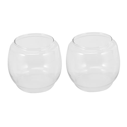 Sosoport 2Stücke Retro Glasöllampen Schatten Kerosinlampe Abdeckung Vintage Lampenschirm für Öllampen und Petroleumleuchten als Ersatzglas für Nostalgische Beleuchtung Sosoport 2Stücke Retro Glasöllampen Schatten Kerosinlampe Abdeckung Vintage Lampenschirm für Öllampen und Petroleumleuchten als Ersatzglas für Nostalgische Beleuchtung von Sosoport