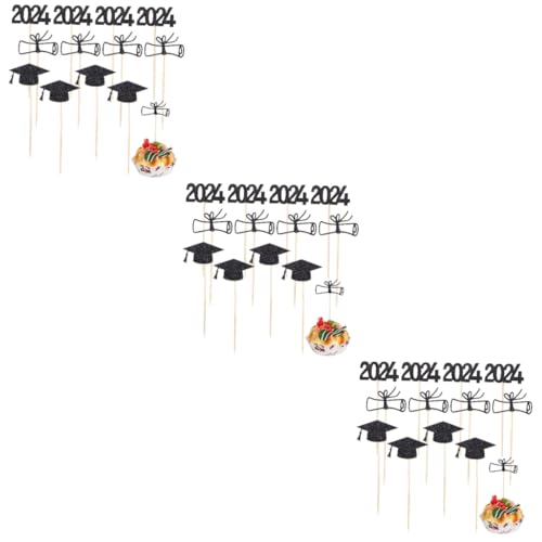 Sosoport 3 Sätze Bachelor -Hutkuchendekoration Papier Kuchen verzieren Vorschulabschluss Dekorationen wählt Abschlussdessert -Topper Herzlichen Glückwunsch, Absolvent, Cupcake-Topper Holz Sosoport 3 Sätze Bachelor -Hutkuchendekoration Papier Kuchen verzieren Vorschulabschluss Dekorationen wählt Abschlussdessert -Topper Herzlichen Glückwunsch, Absolvent, Cupcake-Topper Holz von Sosoport