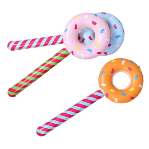 Sosoport 3 Stück Aufblasbares Donut- PVC aufblasbares für Pool aufblasbare Donut-Lutscher Donut aufblasbar aufblasbare Donut-Lutscherstäbchen Partyzubehör Sosoport 3 Stück Aufblasbares Donut- PVC aufblasbares für Pool aufblasbare Donut-Lutscher Donut aufblasbar aufblasbare Donut-Lutscherstäbchen Partyzubehör von Sosoport