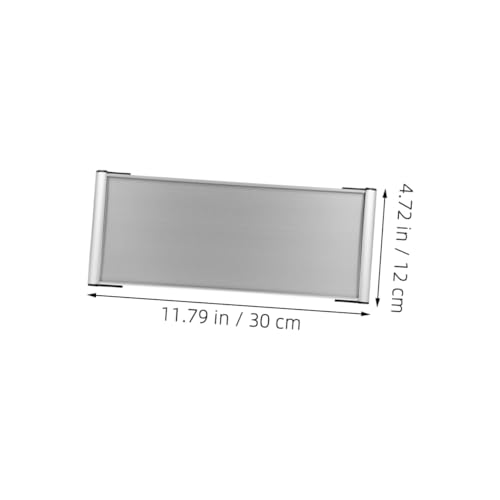 Sosoport 3 Stück Doppelseitiges Aluminium Türschild Blanko Namensschildhalter für Büro Wandschilder Stilvolle Türbeschilderung für Professionelle Raumkennzeichnung Sosoport 3 Stück Doppelseitiges Aluminium Türschild Blanko Namensschildhalter für Büro Wandschilder Stilvolle Türbeschilderung für Professionelle Raumkennzeichnung von Sosoport