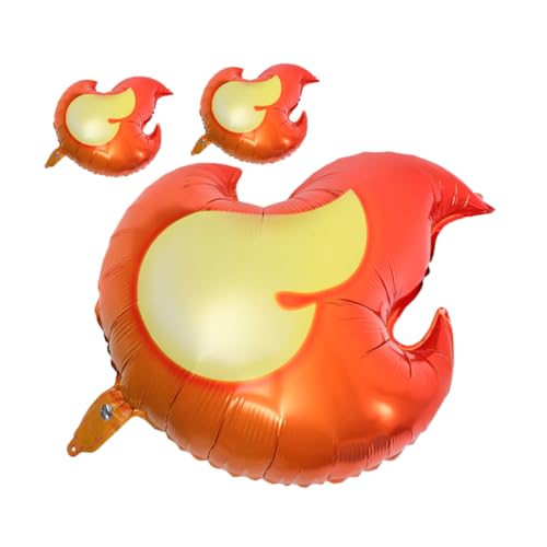 Sosoport 3 Stück Flammenballon aus Aluminiumfolie Geburtstagsdeko für Jungen Luftballons Flammenform für Kindergeburtstag und Partydekoration Sosoport 3 Stück Flammenballon aus Aluminiumfolie Geburtstagsdeko für Jungen Luftballons Flammenform für Kindergeburtstag und Partydekoration von Sosoport