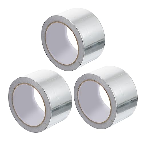 Sosoport 3 Stück Teiliges Aluminium Folien Reparaturband Wasserdichtes Klebeband für Wandrisse Rohrisolierung und Dichtungen für Auto Küche und von Sosoport