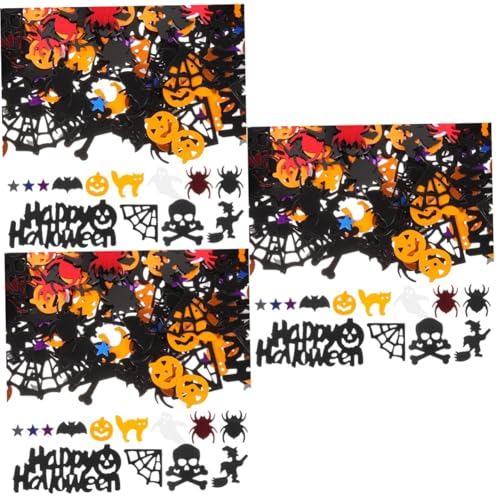 Sosoport 3Er-Packung Halloween-Deko-Konfetti halloween aussendeko halloween dekoration Halloween Ballon Dekoration halloween decor halloween-dekoration Kürbis Konfetti Tischkonfetti PVC Sosoport 3Er-Packung Halloween-Deko-Konfetti halloween aussendeko halloween dekoration Halloween Ballon Dekoration halloween decor halloween-dekoration Kürbis Konfetti Tischkonfetti PVC von Sosoport