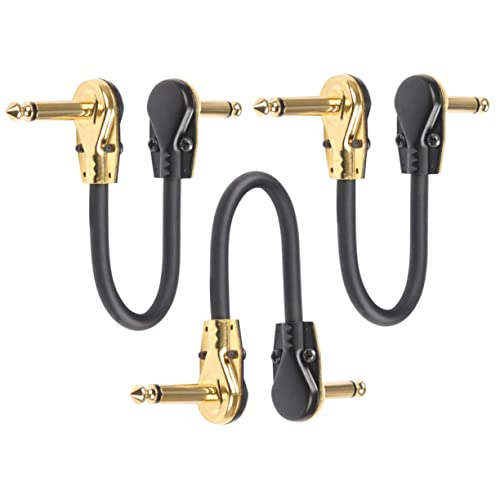 Sosoport 3Stücke Gitarren Patch Kabel mit Flachem Stecker Effektives Verbindungskabel für Gitarre und Bass Langlebig und Kompatibel mit Musikgeräten Sosoport 3Stücke Gitarren Patch Kabel mit Flachem Stecker Effektives Verbindungskabel für Gitarre und Bass Langlebig und Kompatibel mit Musikgeräten von Sosoport