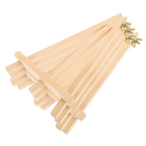 Sosoport 4 Stück Mini Staffelei aus Massivem Holz Teiliges Stabile Tisch Displayhalterung für Kalender Fotos und Kleine Tafeln Handliche Dreibein Staffelei für Wohn und Bürodekoration Sosoport 4 Stück Mini Staffelei aus Massivem Holz Teiliges Stabile Tisch Displayhalterung für Kalender Fotos und Kleine Tafeln Handliche Dreibein Staffelei für Wohn und Bürodekoration von Sosoport