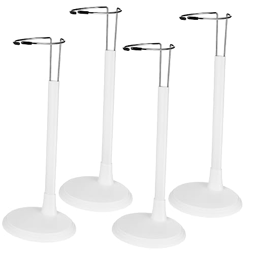 Sosoport 4 Stück Puppenständer Verstellbare Unterstützung für Puppen und Actionfiguren für Schaufensterdekoration und Heimorganisation von Sosoport