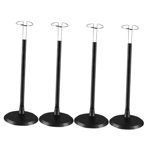 Sosoport 4 Stück Puppenständer Verstellbarer für Actionfiguren und Plüschtiere Elegantes Design für Optimale Präsentation Einfach Aufzubauen für Sammler und Ausstellungen von Sosoport